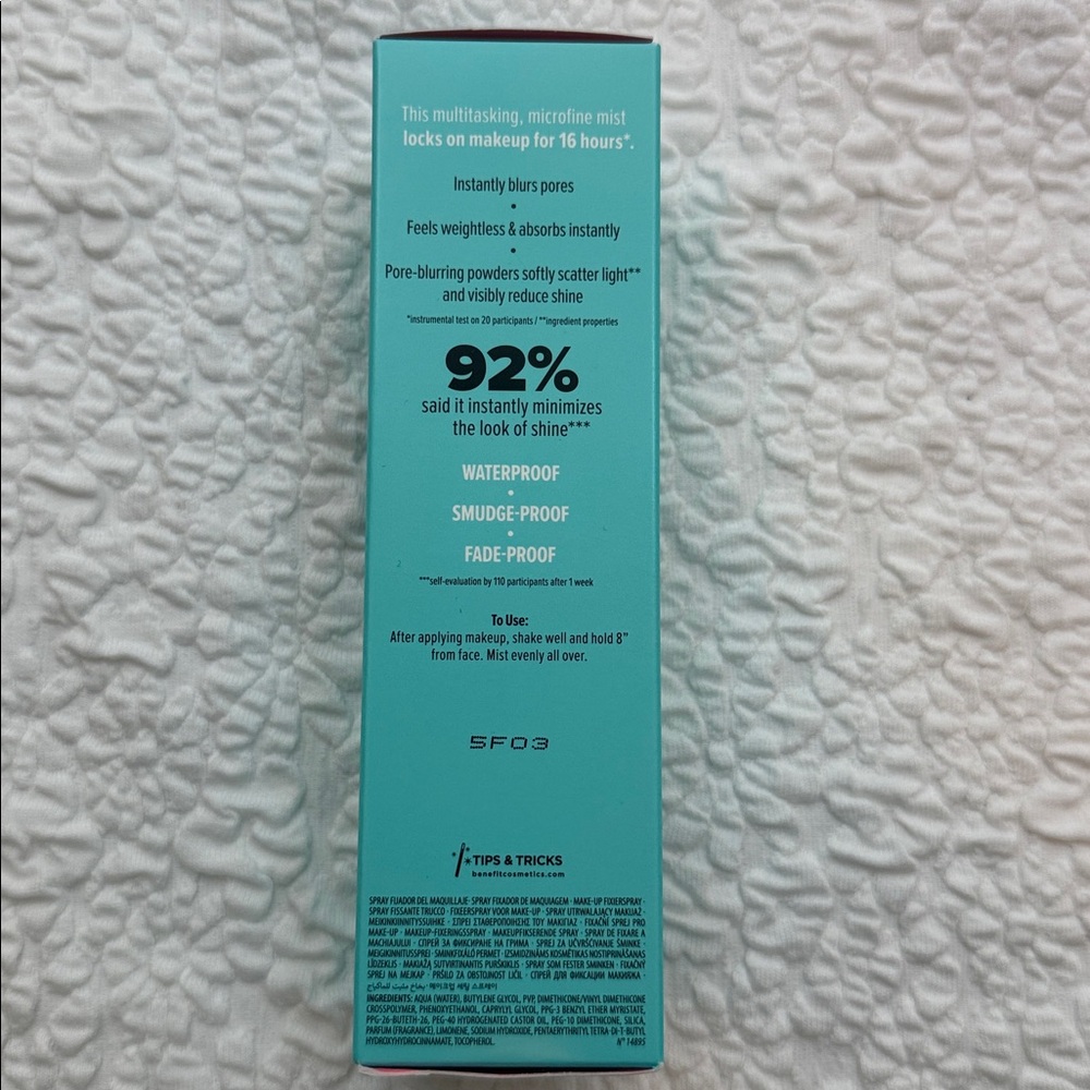 Benefit Cosmetics The POREfessional Super Setter Pore-Minimizing Setting - Picture 6 of 7